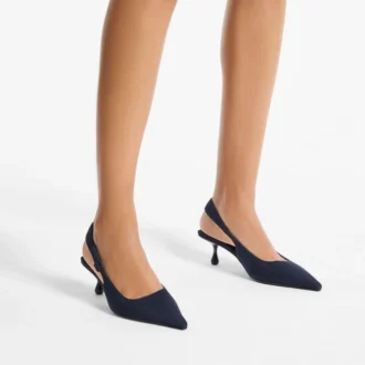 Amel 50 Marine Slingback in pelle scamosciata