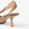 Amel 50 Slingback in pelle scamosciata color chai Amel 50 Slingback in pelle scamosciata color chai