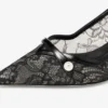 Amita 45 Pumps nere Jimmy Choo in pizzo e spazzolato Amita 45 Pumps nere Jimmy Choo in pizzo e spazzolato