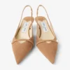 Amita 45 Slingback in pelle scamosciata color caramello Amita 45 Slingback in pelle scamosciata color caramello