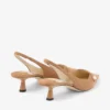Amita 45 Slingback in pelle scamosciata color caramello Amita 45 Slingback in pelle scamosciata color caramello