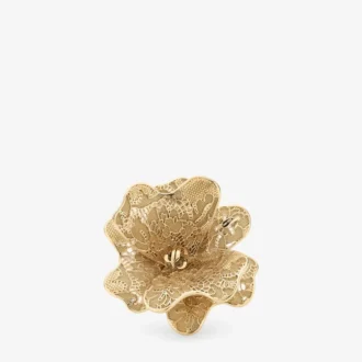 Anello Corsage Maxi Anello Corsage in metallo con finitura dorata Anello Corsage Maxi Anello Corsage in metallo con finitura dorata