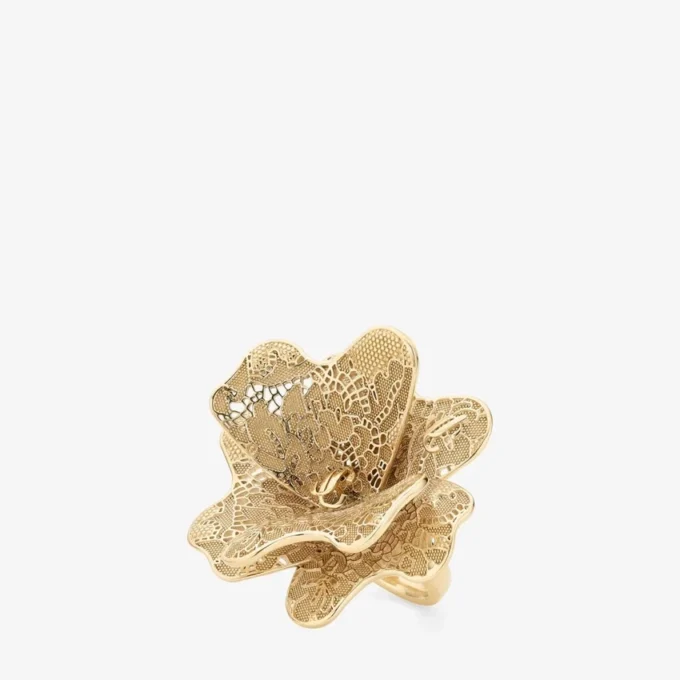 Anello Corsage Maxi Anello Corsage in metallo con finitura dorata Anello Corsage Maxi Anello Corsage in metallo con finitura dorata