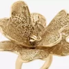 Anello Corsage Maxi Anello Corsage in metallo con finitura dorata Anello Corsage Maxi Anello Corsage in metallo con finitura dorata