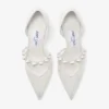 Aurelie 85 Ivory: décolleté in pizzo jimmy choo con decorazioni in perla Aurelie 85 Ivory: décolleté in pizzo jimmy choo con decorazioni in perla