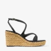 Ayla 85 Zeppa in pelle nappa nera Ayla 85 Zeppa in pelle nappa nera