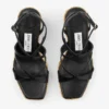 Ayla 85 Zeppa in pelle nappa nera Ayla 85 Zeppa in pelle nappa nera