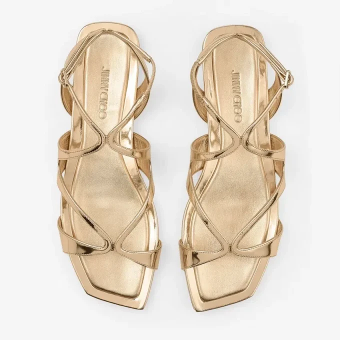 Ballerine Ayla in pelle metallizzata dorata Ballerine Ayla in pelle metallizzata dorata