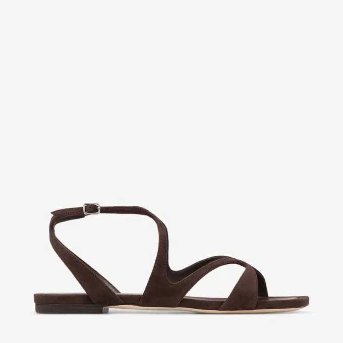 Ballerine Ayla in pelle scamosciata color cioccolato Ballerine Ayla in pelle scamosciata color cioccolato