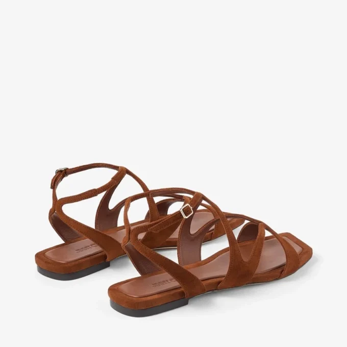 Ballerine Ayla in pelle scamosciata marrone chiaro Ballerine Ayla in pelle scamosciata marrone chiaro