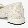 Ballerine Elisa Latte Ballerine con lacci in nappa traforata jimmy choo Ballerine Elisa Latte Ballerine con lacci in nappa traforata jimmy choo