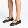 Ballerine Jelly Black con decorazioni in cristallo Ballerine Jelly Black con decorazioni in cristallo