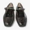Ballerine Jelly Black con decorazioni in cristallo Ballerine Jelly Black con decorazioni in cristallo