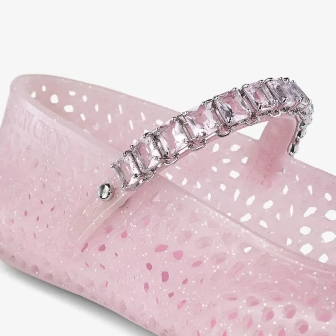 Ballerine Jelly Cotton Candy con decorazioni in cristallo Ballerine Jelly Cotton Candy con decorazioni in cristallo