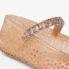 Ballerine Jelly Light Toffee con decorazioni in cristallo Ballerine Jelly Light Toffee con decorazioni in cristallo
