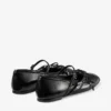 Ballerine Loli in nappa nera lucida con fiocchi in morbida pelle Ballerine Loli in nappa nera lucida con fiocchi in morbida pelle