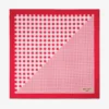 Bandana Sula in cotone con stampa a quadretti in rosso rubino Bandana Sula in cotone con stampa a quadretti in rosso rubino