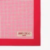 Bandana Sula in cotone con stampa a quadretti in rosso rubino Bandana Sula in cotone con stampa a quadretti in rosso rubino