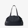 Bar Holdall Borsa da viaggio grande in nylon marino con finiture in pelle di vitello liscia Bar Holdall Borsa da viaggio grande in nylon marino con finiture in pelle di vitello liscia