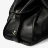 Bar Holdall Borsa da viaggio grande in pelle Biker nera Bar Holdall Borsa da viaggio grande in pelle Biker nera