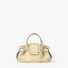 Bar Holdall Borsa da viaggio piccola in pelle Biker color burro Bar Holdall Borsa da viaggio piccola in pelle Biker color burro