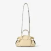 Bar Holdall Borsa da viaggio piccola in pelle Biker color burro Bar Holdall Borsa da viaggio piccola in pelle Biker color burro