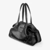 Bar Holdall Large: borsa tote nera in morbida pelle di vitello martellata con stelle in rilievo Bar Holdall Large: borsa tote nera in morbida pelle di vitello martellata con stelle in rilievo