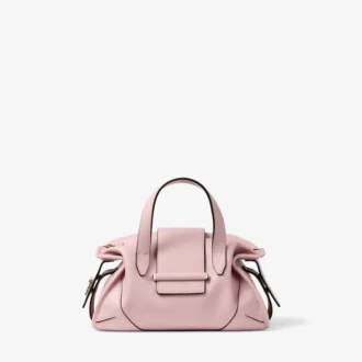 Bar Holdall Small Borsa da viaggio in pelle rosa Biker
