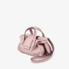 Bar Holdall Small Borsa da viaggio in pelle rosa Biker Bar Holdall Small Borsa da viaggio in pelle rosa Biker