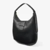 Borsa a tracolla Bar Hobo Medium in pelle Biker nera Borsa a tracolla Bar Hobo Medium in pelle Biker nera