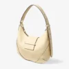 Borsa a tracolla Bar Hobo Small in pelle Biker color Buttermilk Borsa a tracolla Bar Hobo Small in pelle Biker color Buttermilk