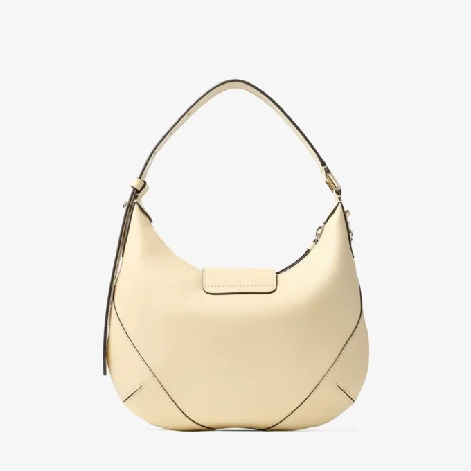 Borsa a tracolla Bar Hobo Small in pelle Biker color Buttermilk Borsa a tracolla Bar Hobo Small in pelle Biker color Buttermilk