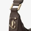 Borsa a tracolla Bar Hobo Small in pelle Biker color cioccolato Borsa a tracolla Bar Hobo Small in pelle Biker color cioccolato