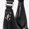 Borsa a tracolla Bar Hobo Small in pelle Biker nera Borsa a tracolla Bar Hobo Small in pelle Biker nera