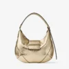 Borsa a tracolla Bar Hobo Small in pelle metallizzata oro vintage Borsa a tracolla Bar Hobo Small in pelle metallizzata oro vintage