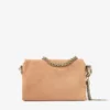 Borsa a tracolla Callie in pelle scamosciata color caramello Borsa a tracolla Callie in pelle scamosciata color caramello
