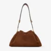 Borsa a tracolla Cinch media in pelle scamosciata color cuoio Borsa a tracolla Cinch media in pelle scamosciata color cuoio