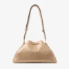 Borsa a tracolla Cinch Medium Chai in pelle goffrata effetto coccodrillo lucida Borsa a tracolla Cinch Medium Chai in pelle goffrata effetto coccodrillo lucida
