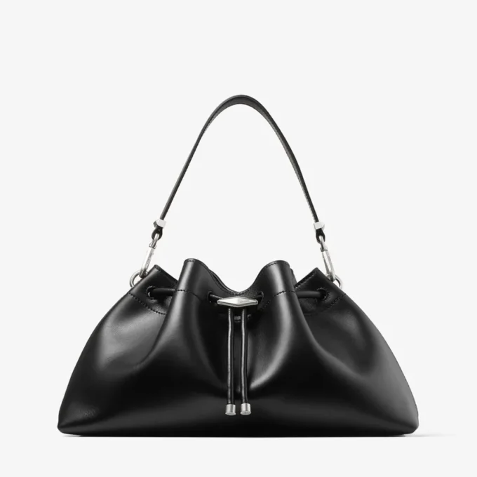 Borsa a tracolla Cinch Medium in pelle nera Borsa a tracolla Cinch Medium in pelle nera