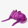 Borsa a tracolla Cinch Medium in pelle scamosciata viola orchidea con frange Borsa a tracolla Cinch Medium in pelle scamosciata viola orchidea con frange