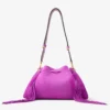 Borsa a tracolla Cinch Medium in pelle scamosciata viola orchidea con frange Borsa a tracolla Cinch Medium in pelle scamosciata viola orchidea con frange