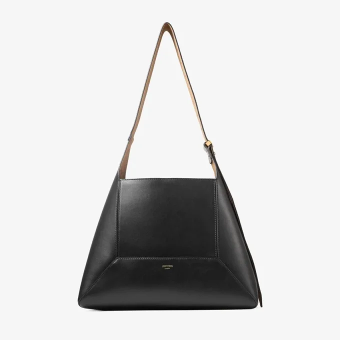 Borsa a tracolla Diamond Hobo Medium in pelle nera Borsa a tracolla Diamond Hobo Medium in pelle nera