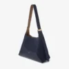 Borsa a tracolla Diamond Hobo Medium in pelle scamosciata blu navy Borsa a tracolla Diamond Hobo Medium in pelle scamosciata blu navy