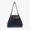 Borsa a tracolla Diamond Hobo Medium in pelle scamosciata blu navy Borsa a tracolla Diamond Hobo Medium in pelle scamosciata blu navy