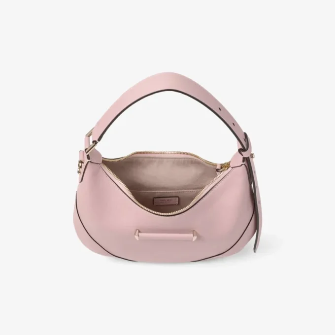 Borsa a tracolla in pelle Biker Bar Hobo Small Rosa Borsa a tracolla in pelle Biker Bar Hobo Small Rosa