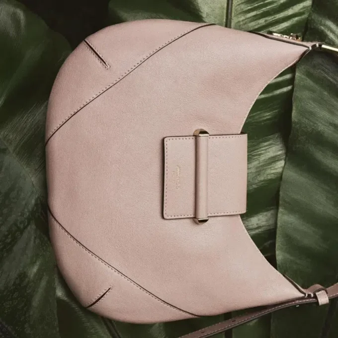 Borsa a tracolla in pelle Biker Bar Hobo Small Rosa Borsa a tracolla in pelle Biker Bar Hobo Small Rosa