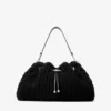 Borsa a tracolla media in maglia di lana nera Cinch Borsa a tracolla media in maglia di lana nera Cinch
