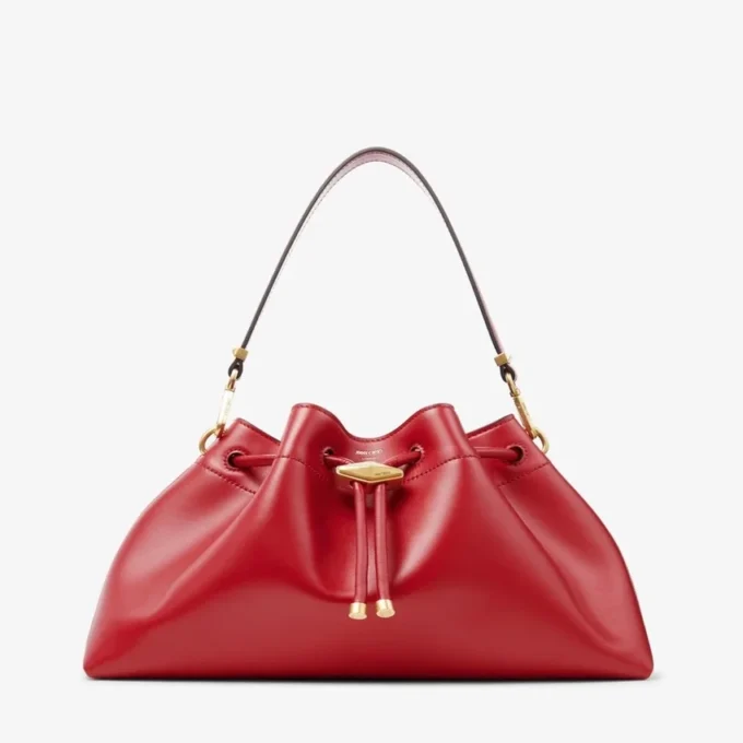 Borsa a tracolla media in pelle rosso rubino Cinch Borsa a tracolla media in pelle rosso rubino Cinch