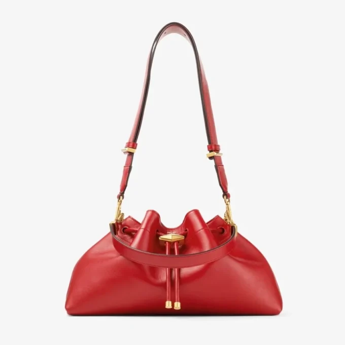 Borsa a tracolla media in pelle rosso rubino Cinch Borsa a tracolla media in pelle rosso rubino Cinch