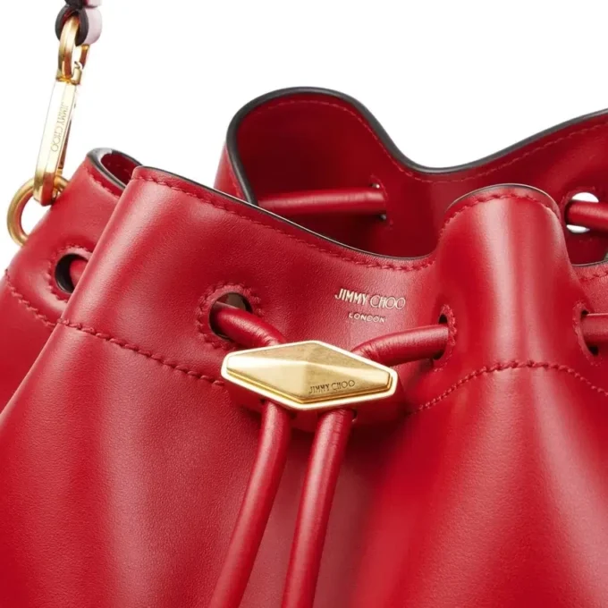 Borsa a tracolla media in pelle rosso rubino Cinch Borsa a tracolla media in pelle rosso rubino Cinch